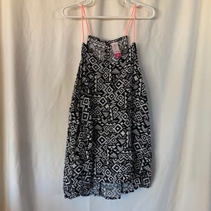 NOBO b/w Aztec style cami rayon soft